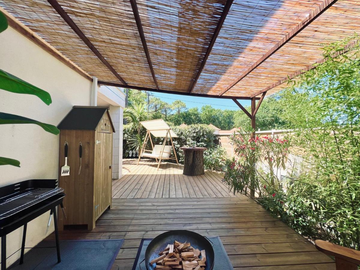 Lanton Plage - Appartement 6 Pers. Terrasse Exterior foto